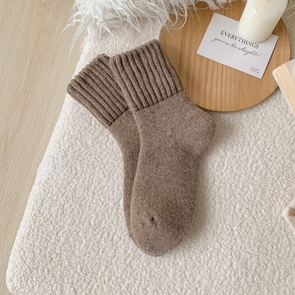Thermal Sock Wool - Calzini creativi in lana ispessita tinta
