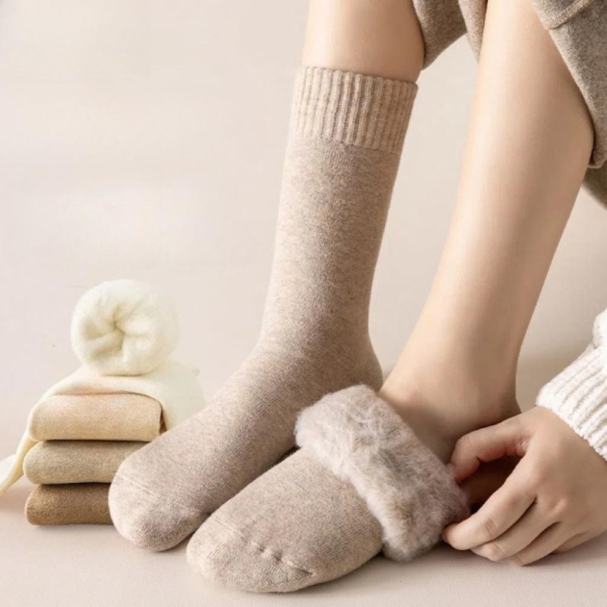 Thermal Sock Wool - 1 paio di calzini termici caldi
