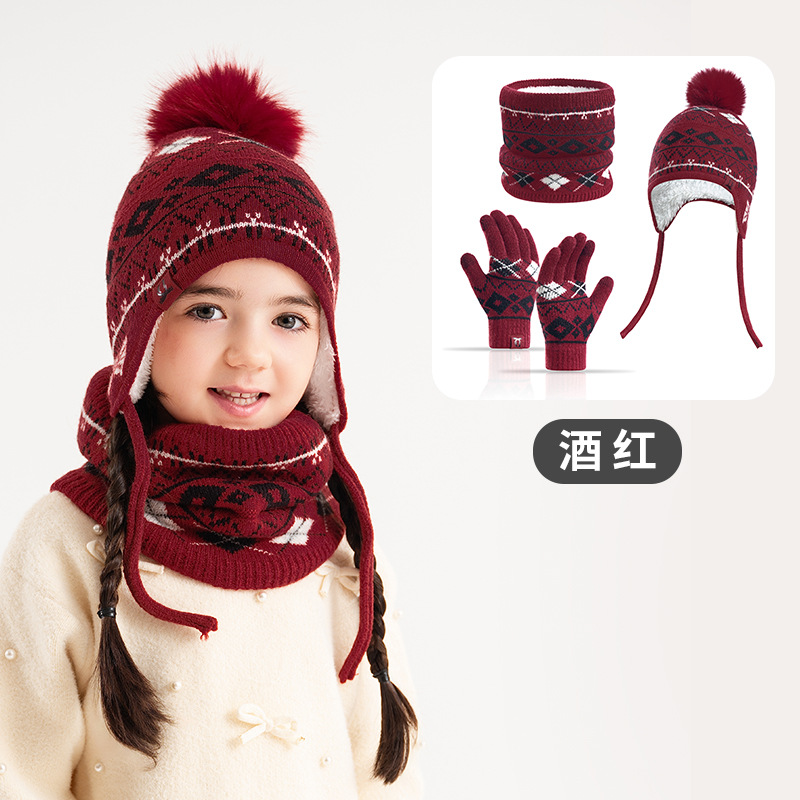 Set 3-in-1 per Bambini: Cappel - Knit Beanie Hat Warm recensione e prezzo