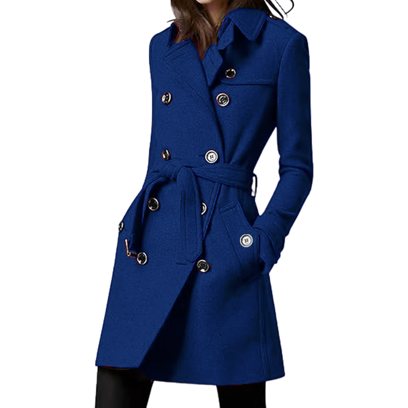 Trench da donna misto lana fod - Wool Coat Peacoat recensione e prezzo